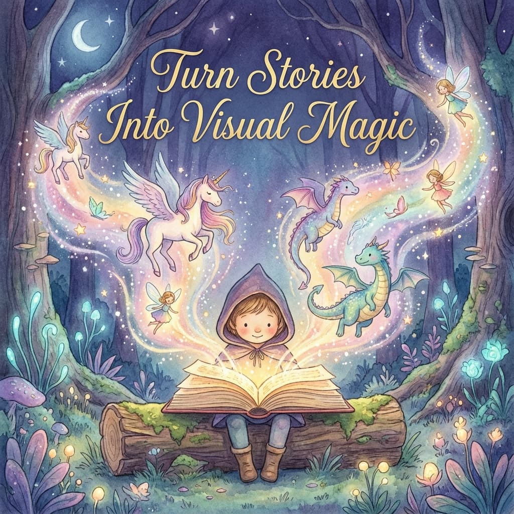 Turn Bedtime Stories into Visual Magic